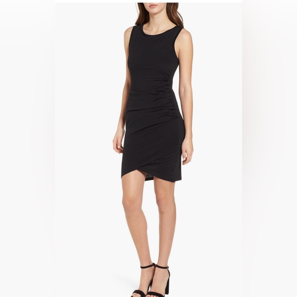Leith Ruched Body-Con Sleeveless Dress